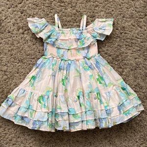 Janie and Jack cold shoulder baby girl dress